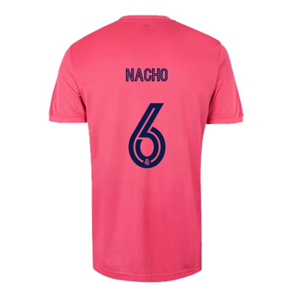 Maglia Real Madrid Away NO.6 Nacho 20/21 Rosa